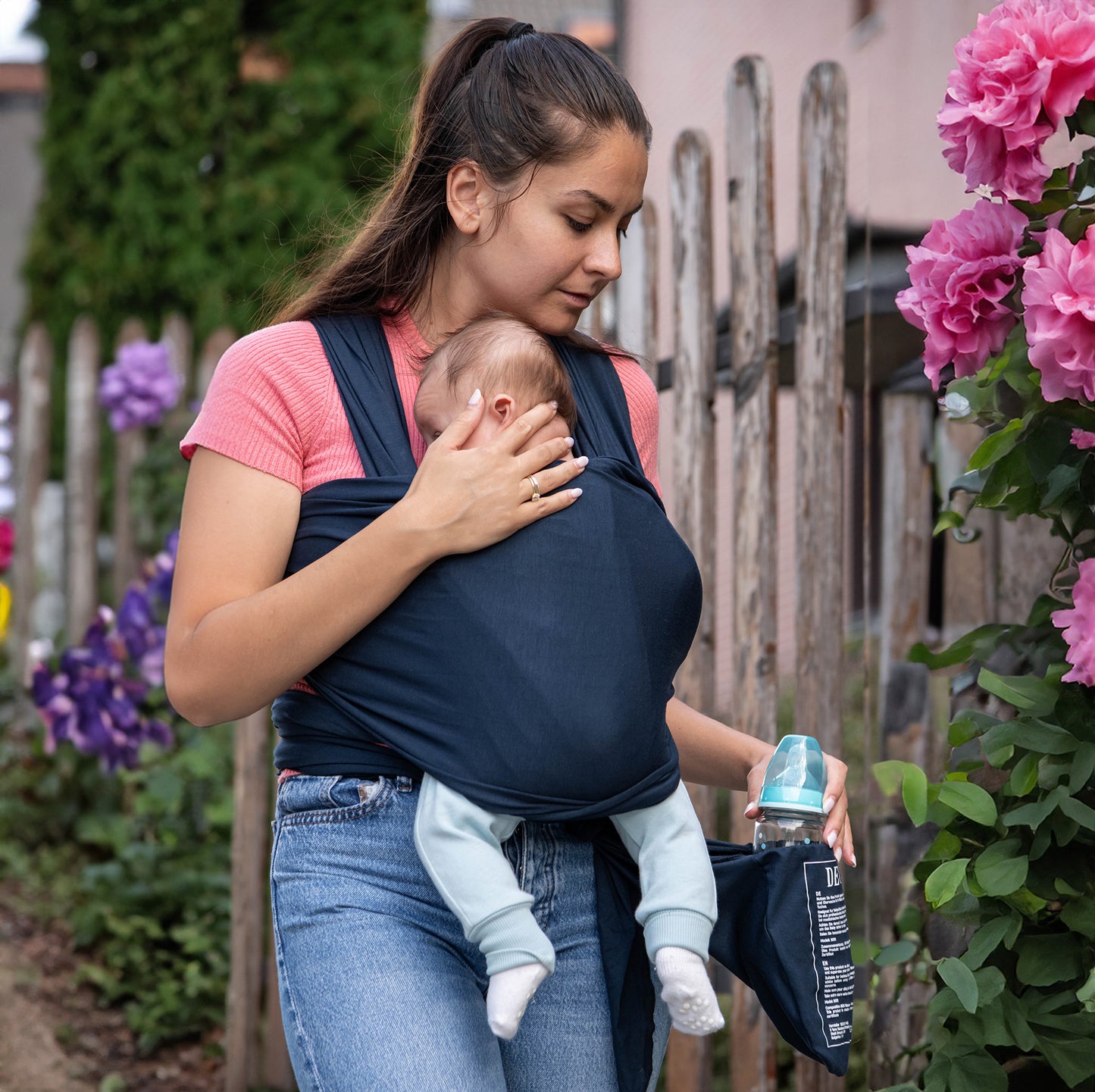 Бебешки Слинг - ГРАФИТ - Decade.shop