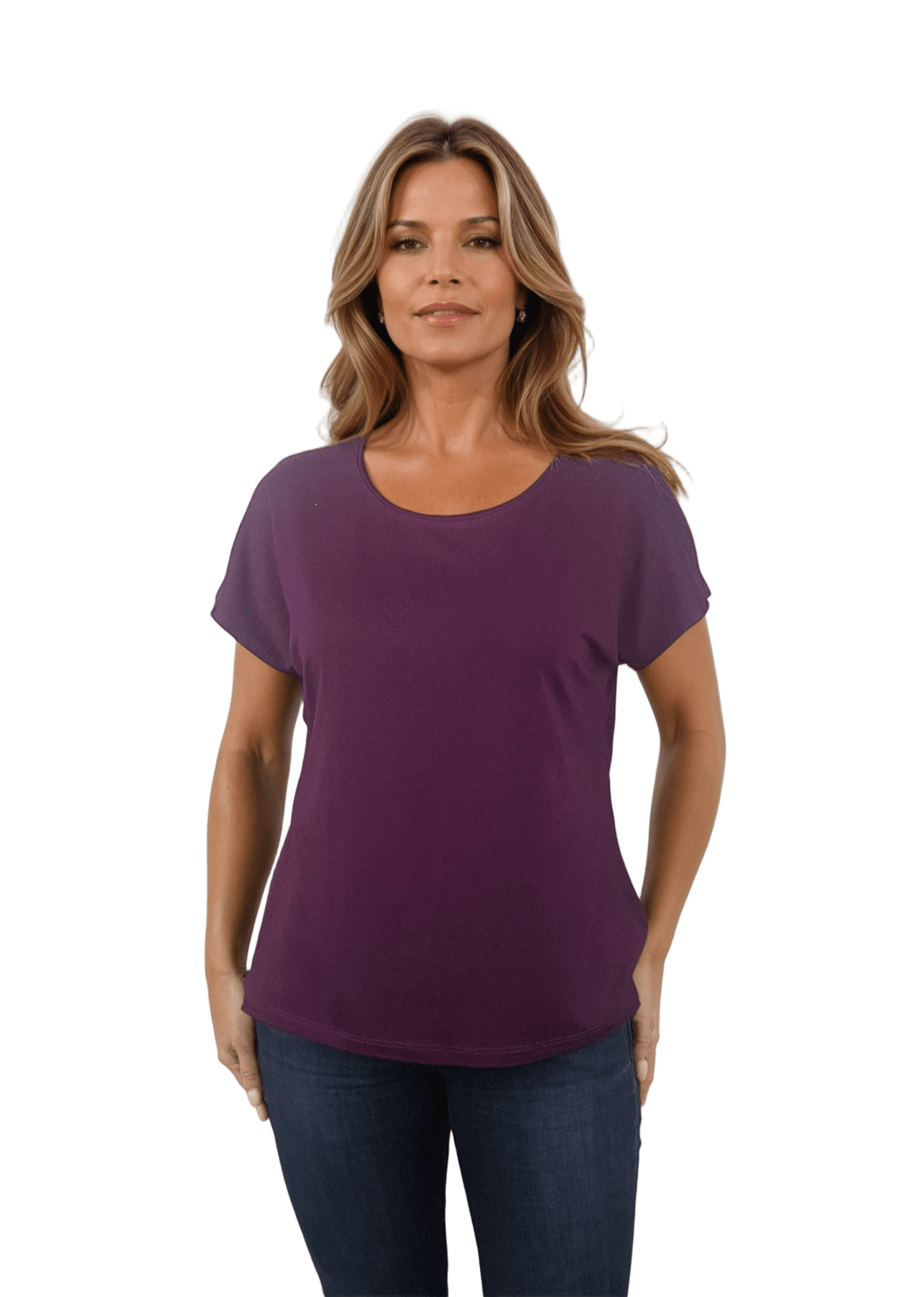 Bluza dama - tricou cu maneca scurta si decolteu rotund