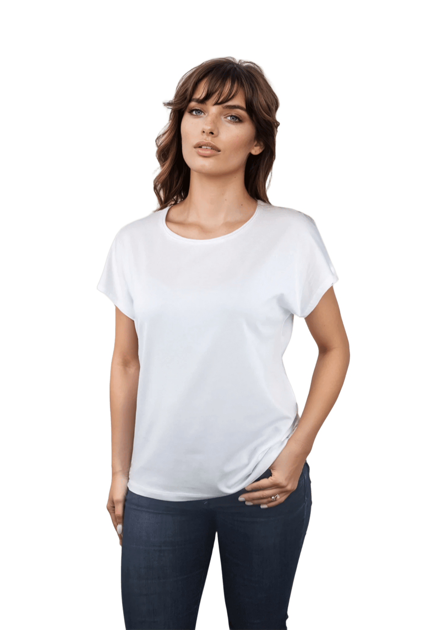 Bluza dama - tricou cu maneca scurta si decolteu rotund
