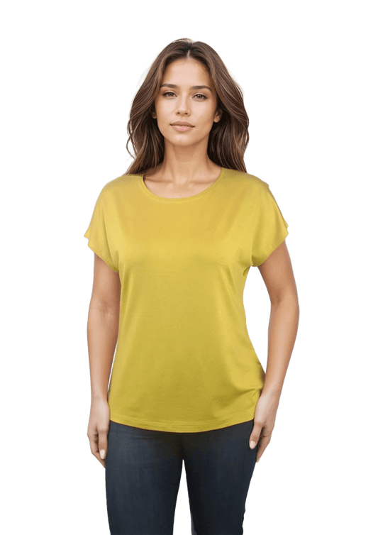Bluza dama - tricou cu maneca scurta si decolteu rotund