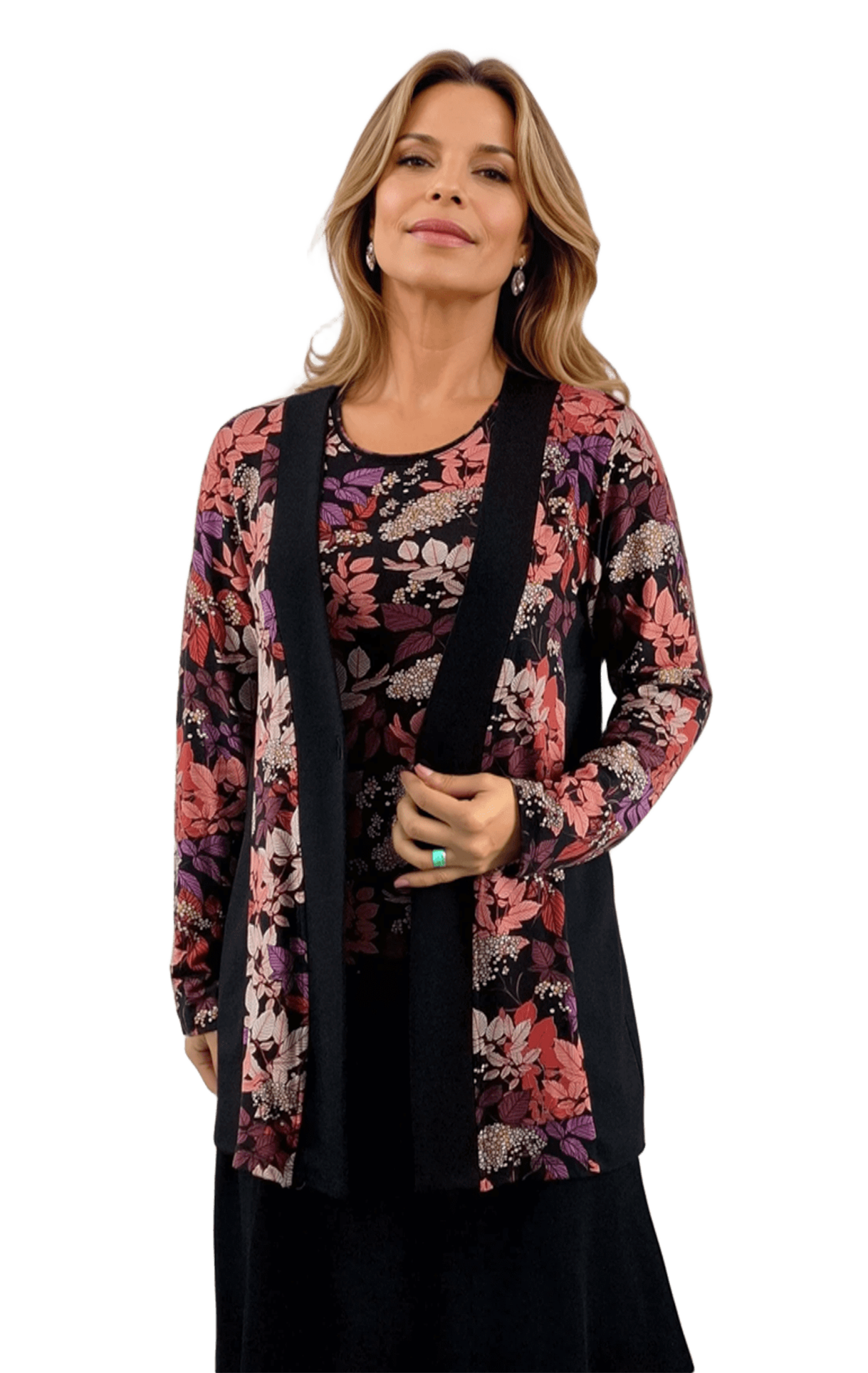 Cardigan cu mânecă lungă pentru femei